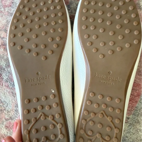 Kate Spade Bernice driving Loafers moccasin white size 8 - Picture 10 of 11